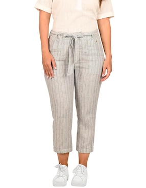 Pantalón capri Ferrioni skinny para mujer