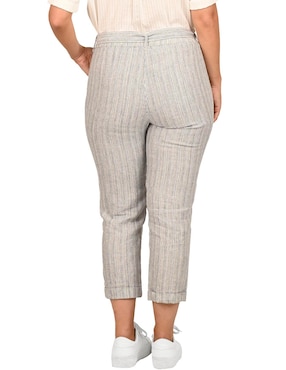 Pantalón capri Ferrioni skinny para mujer