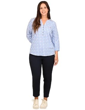 Blusa Ferrioni manga 3/4 para mujer
