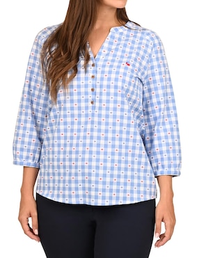 Blusa Ferrioni manga 3/4 para mujer