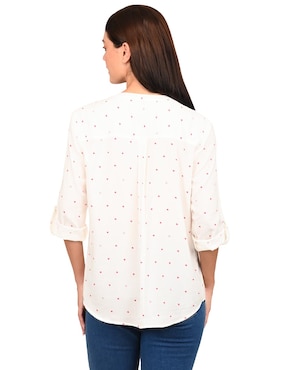 Blusa Ferrioni manga 3/4 para mujer