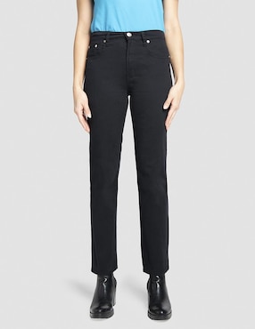 Pantalón de vestir Oggi Jeans straight para mujer