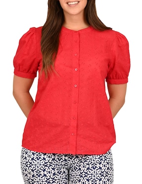 Blusa Ferrioni manga corta para mujer