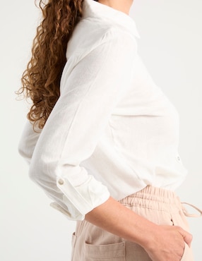 Blusa Ferrioni manga larga para mujer