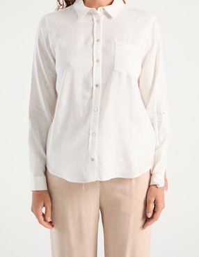Blusa Ferrioni manga larga para mujer