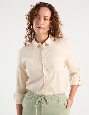 Blusa Ferrioni manga larga para mujer