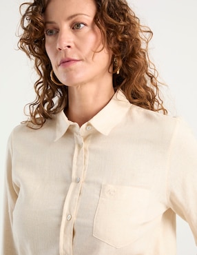 Blusa Ferrioni manga larga para mujer