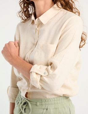 Blusa Ferrioni manga larga para mujer