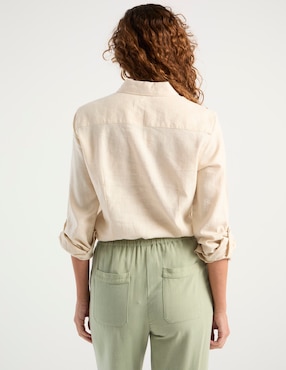 Blusa Ferrioni manga larga para mujer