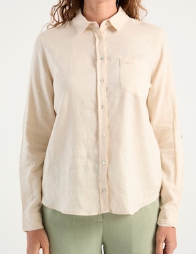 Blusa Ferrioni manga larga para mujer