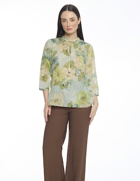 Blusa Foley's manga 3/4 para mujer