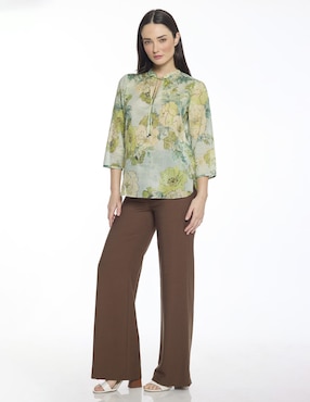 Blusa Foley's manga 3/4 para mujer