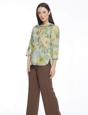 Blusa Foley's manga 3/4 para mujer