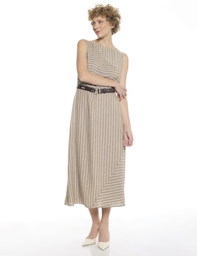 Vestido midi formal Foley's Tize para mujer