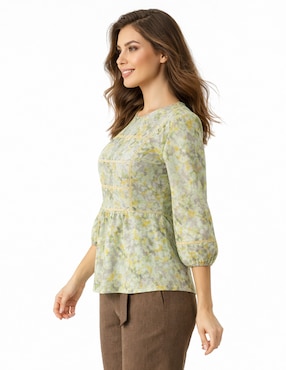 Blusa Foley's Tize manga 3/4 para mujer