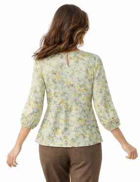 Blusa Foley's Tize manga 3/4 para mujer