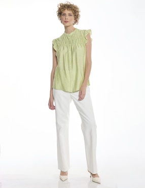 Blusa Foley's Tize sin manga para mujer