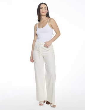 Pantalón relaxed Foley's regular para mujer