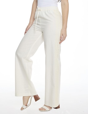 Pantalón relaxed Foley's regular para mujer