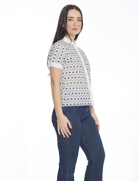 Blusa Foley's Hazel manga corta para mujer