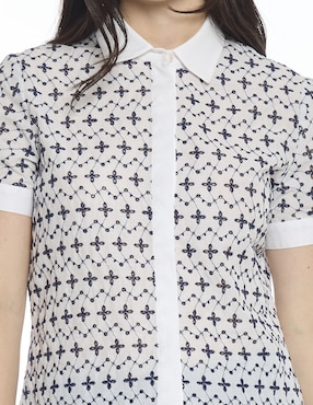 Blusa Foley's Hazel manga corta para mujer