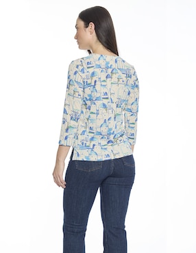 Blusa Foley's Hazel manga 3/4 para mujer