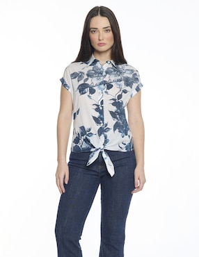 Blusa Foley's Hazel manga corta para mujer