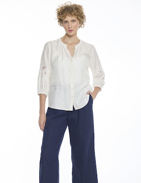 Blusa Foley´s Hazel manga 3/4 para mujer