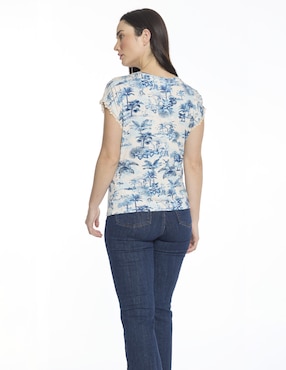 Blusa Foley's Hazel manga corta para mujer