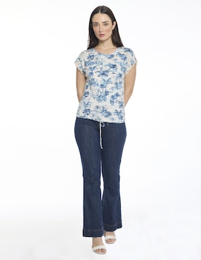 Blusa Foley's Hazel manga corta para mujer