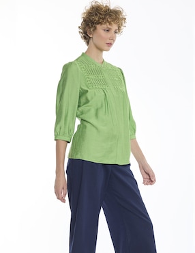 Blusa Foley's Hazel manga 3/4 para mujer