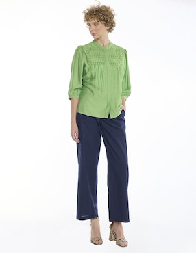 Blusa Foley's Hazel manga 3/4 para mujer
