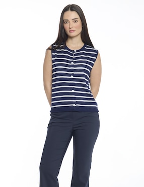 Blusa Foley's Esenciales sin manga para mujer