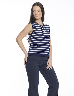 Blusa Foley's Esenciales sin manga para mujer