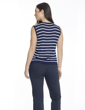 Blusa Foley's Esenciales sin manga para mujer