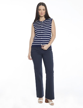 Blusa Foley's Esenciales sin manga para mujer
