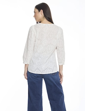 Blusa Foley's Esenciales manga 3/4 para mujer