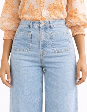 Jeans wide leg Foley's para mujer