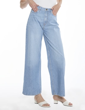 Jeans coulotte straight Foley's para mujer