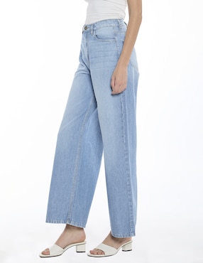 Jeans coulotte straight Foley's para mujer