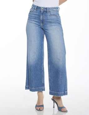 Jeans Coulotte acampanado Foley's 126974 para mujer