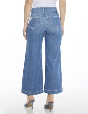 Jeans Coulotte acampanado Foley's 126974 para mujer
