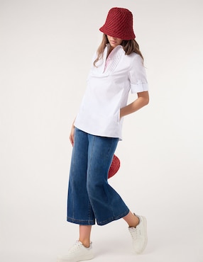 Blusa Dándara manga corta para mujer