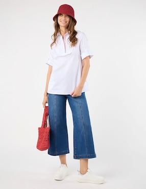 Blusa Dándara manga corta para mujer