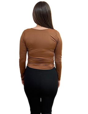 Blusa Yaretni Moda manga larga para mujer