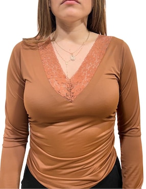 Blusa Yaretni Moda manga larga para mujer