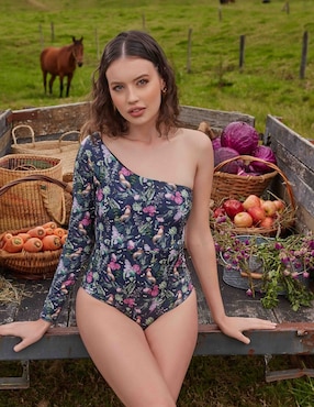 Traje de baño completo Bee Surreal para mujer