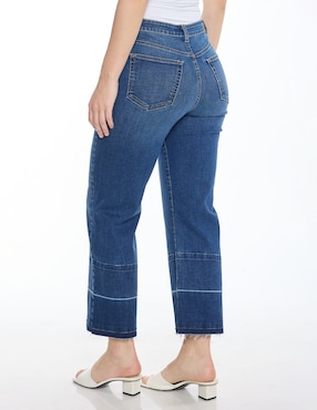 Jeans straight Foley's para mujer