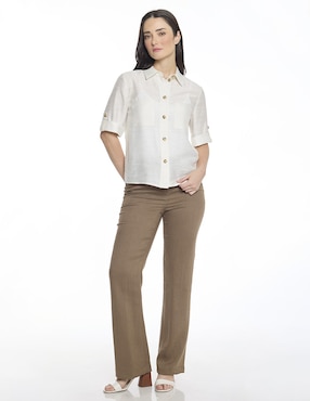 Blusa Foley's manga al codo para mujer