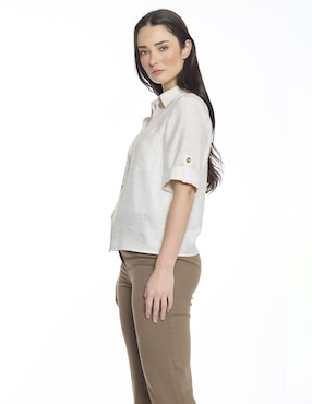 Blusa Foley's manga al codo para mujer